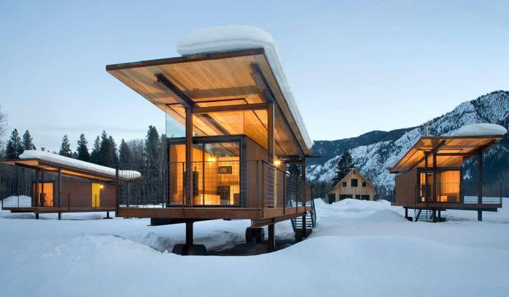Villa Rolling Huts à Mazama Extérieur photo